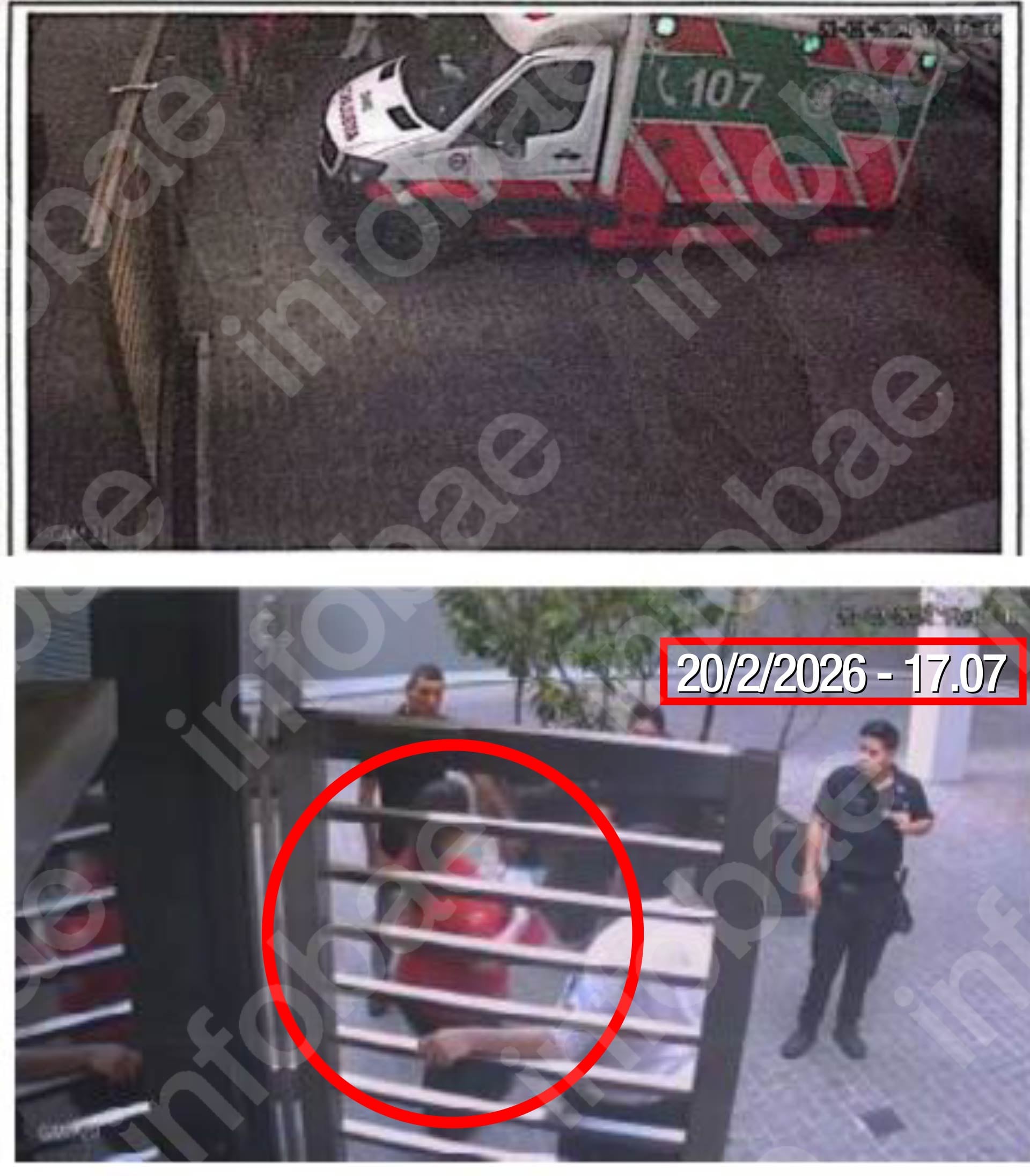 Llegada de personal del SAME