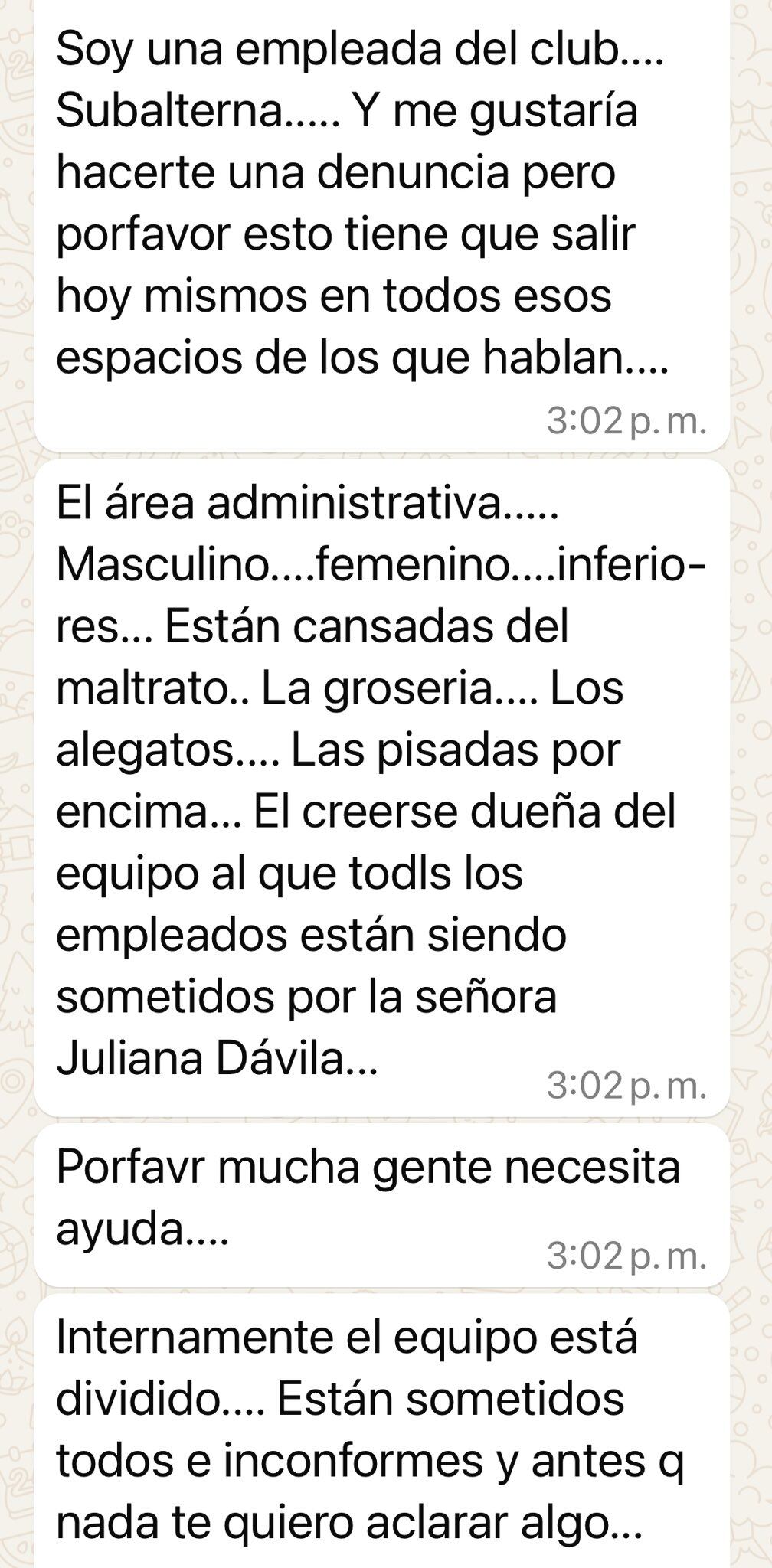 El periodista de Telepacífico realizó una denuncia en contra de la gerente administrativa del América de Cali - crédito @JaimeDinas / X