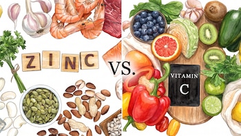 Zinc o vitamina C para las defensas: qué dice la ciencia sobre cada nutriente