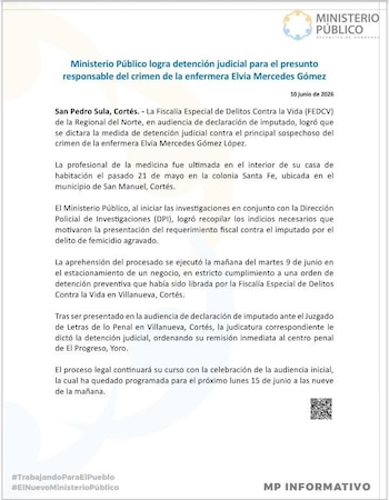 Las indagaciones señalan que el crimen contra la enfermera ocurrió por estrangulamiento dentro de la residencia, mientras las autoridades continúan recabando pruebas.