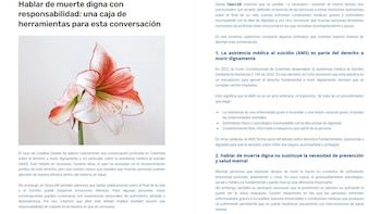 DescLab afirmó que la inacción del Estado obligó a Catalina Giraldo a recurrir a la eutanasia cuando su deseo era acceder a la Asistencia Médica al Suicidio - crédito DescLab