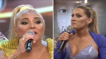 El fuerte cruce entre Gladys "La Bomba" Tucumana y Mica Viciconte en Bailando 2017: "Es ordinaria, atrevida y varonil" (ShowMatch/ Eltrece)