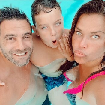 La actriz aprovechó unos días