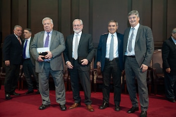 Ricardo Gelpi junto a Federico