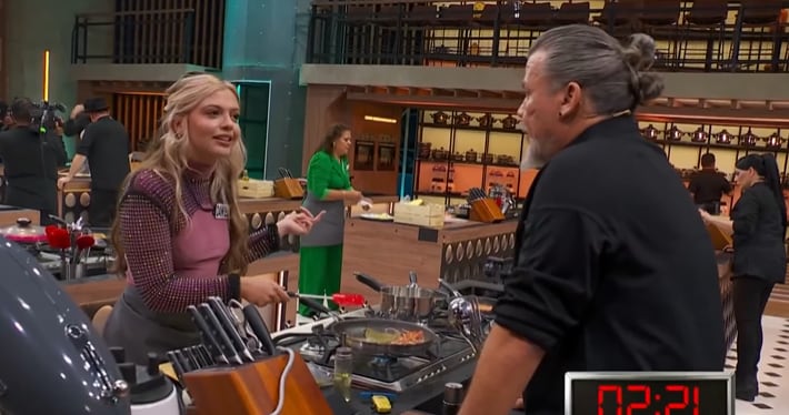 Daniela se dirigió directamente a las cámaras para hablarle a su padre: