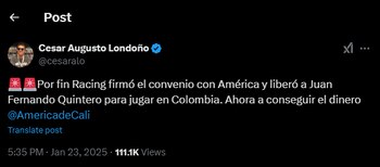 El periodista de Caracol Radio