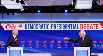 Democratic U.S. presidential candidate former