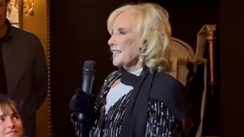 Mirtha Legrand se emocionó por