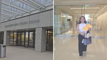 Mexicana documenta su despedida de EEUU y video se vuelve viral por firmar su salida voluntaria