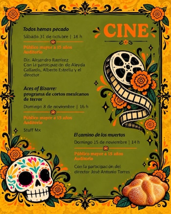 Las actividades de la cartelera se distribuyen en distintos espacios del recinto: Auditorio, Mátrix Móvil, sala infantil y bebeteca.
(Facebook/Biblioteca Vasconcelos)