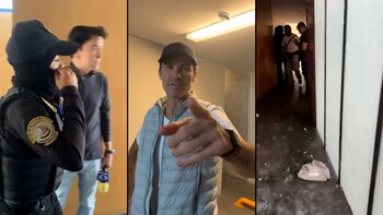 El actor fue desalojado de