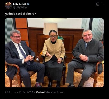 La senadora arremetió contra los