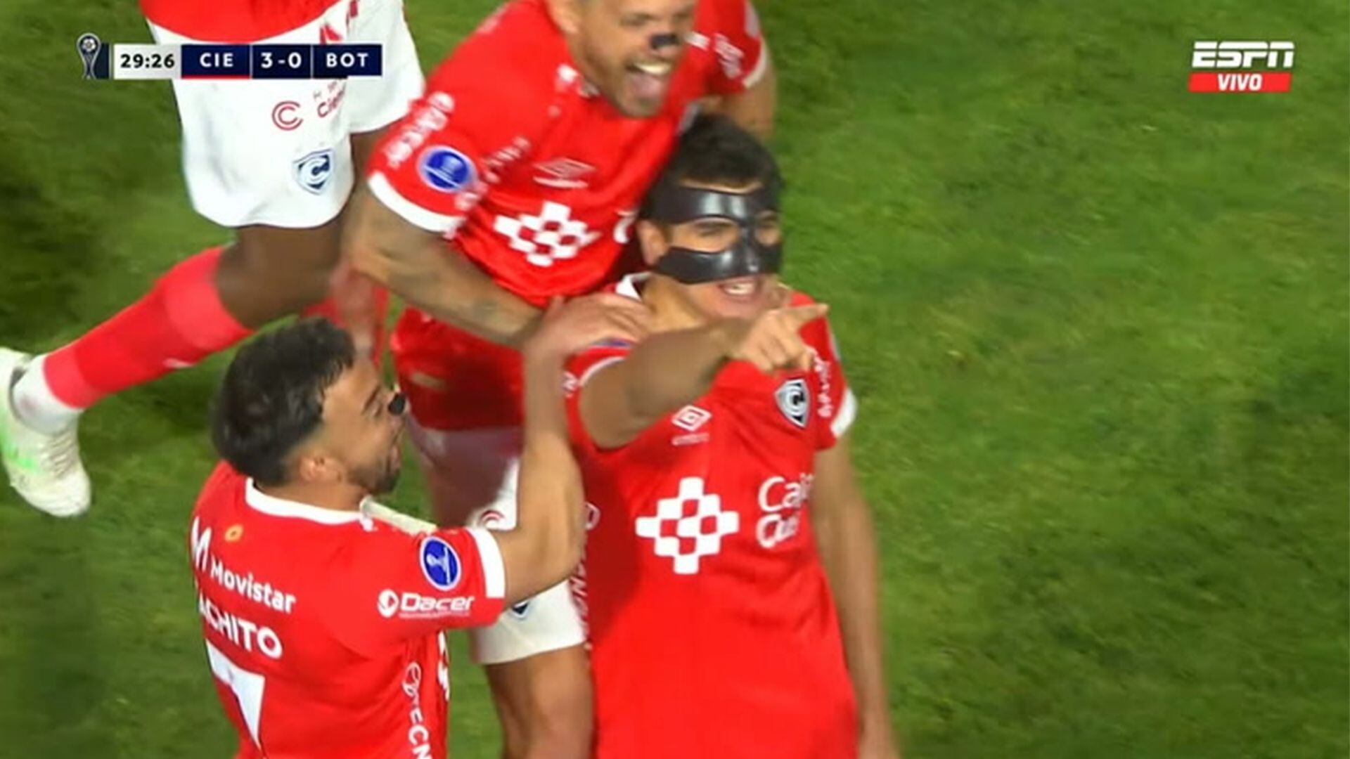Doblete de Matías Succar para el 3-0 de Cienciano vs Botafogo por octavos de final de la Copa Sudamericana 2026