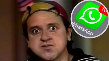 'Modo Quico' en WhatsApp. (Composición