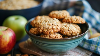 Receta de galletas de avena