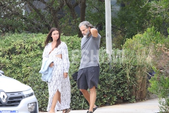 Joaquín Furriel con su novia en Punta del Este