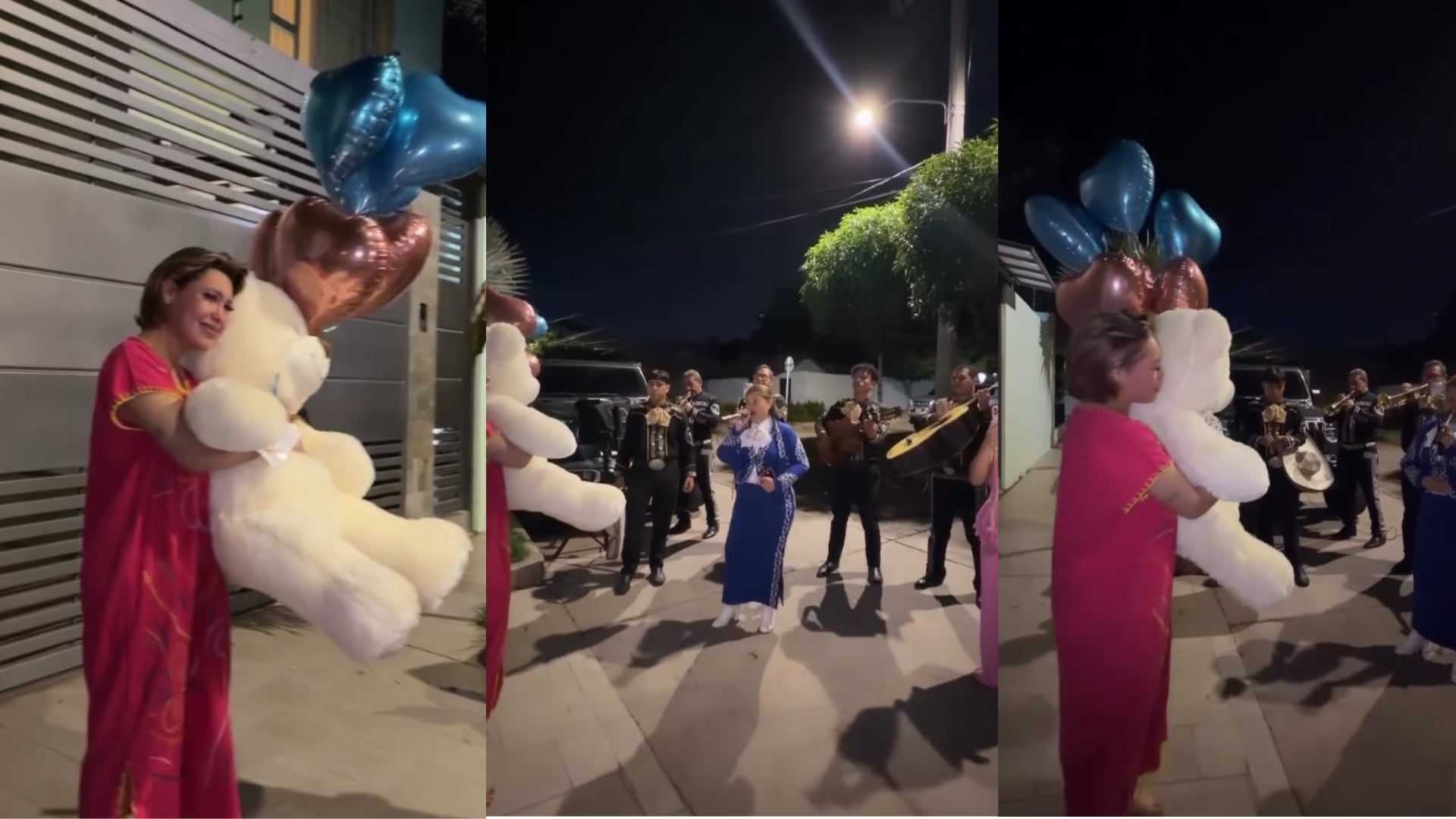 Andrea Valdiri y amigos de la cantante organizaron una serenata y regalos para celebrar el embarazo de Ana del Castillo - crédito @anadelcastilloj/ Instagram