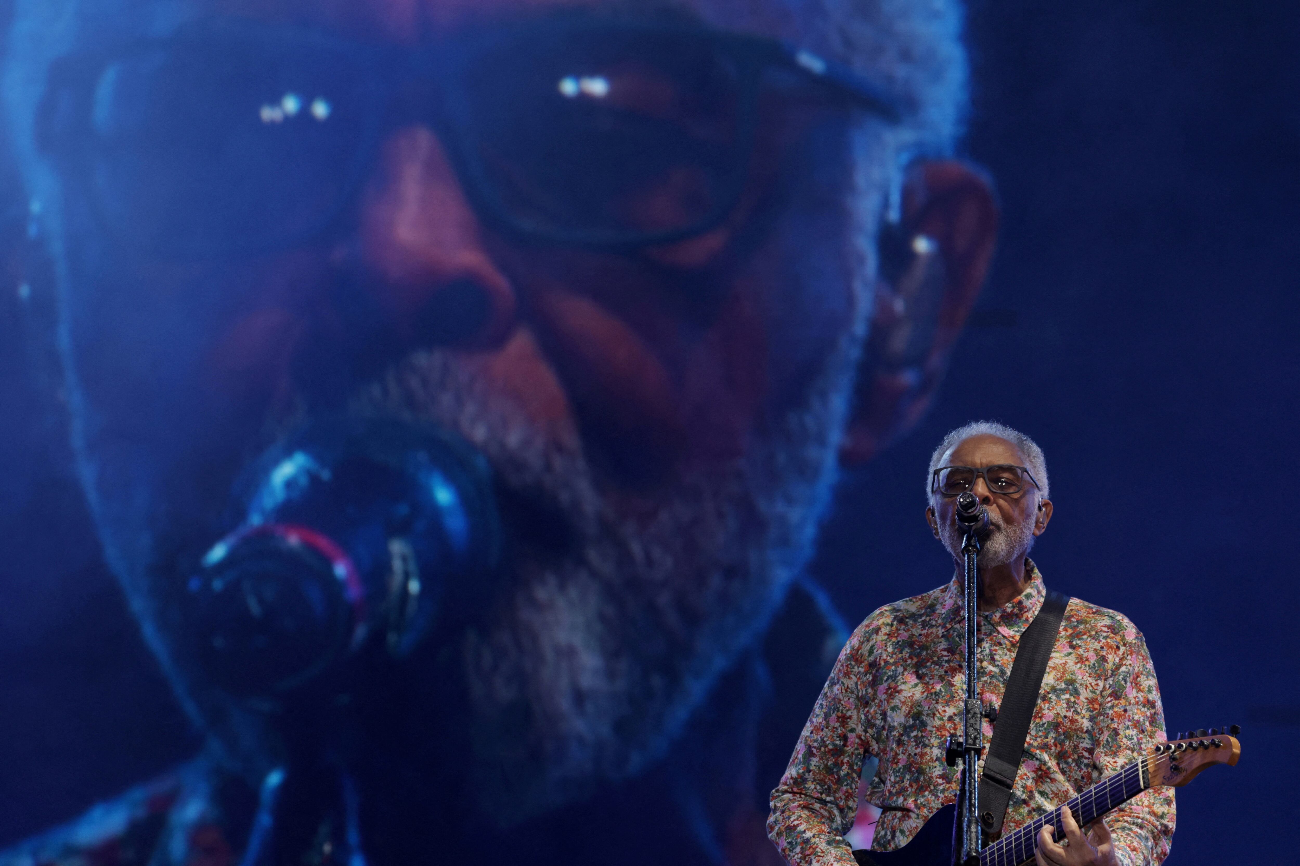 Gilberto Gil, ex ministro de Cultura de Brasil, tiene 82 años