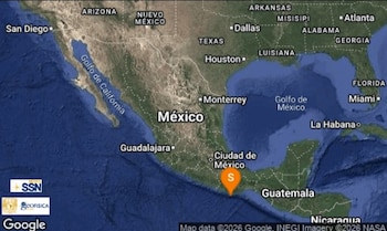 El SSN reportó un sismo de magnitud 4.0 al sueste de Puerto Escondido, Oaxaca.
Crédito: X/ @SSNMexico