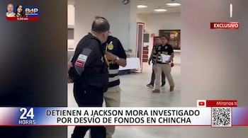 Allanan vivienda de Jackson Mora durante operativo por presunto millonario desvío de fondos municipales. Captura: 24 horas.