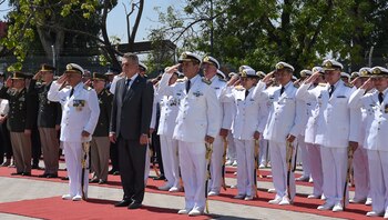 Almirante Villán, Ministro Rossi y