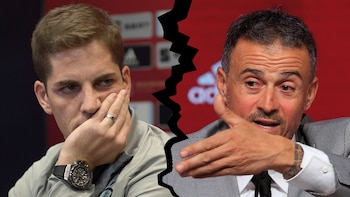 Robert Moreno y Luis Enrique,