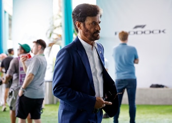 Mohammed Ben Sulayem en Miami este fin de semana (REUTERS/Marco Bello)