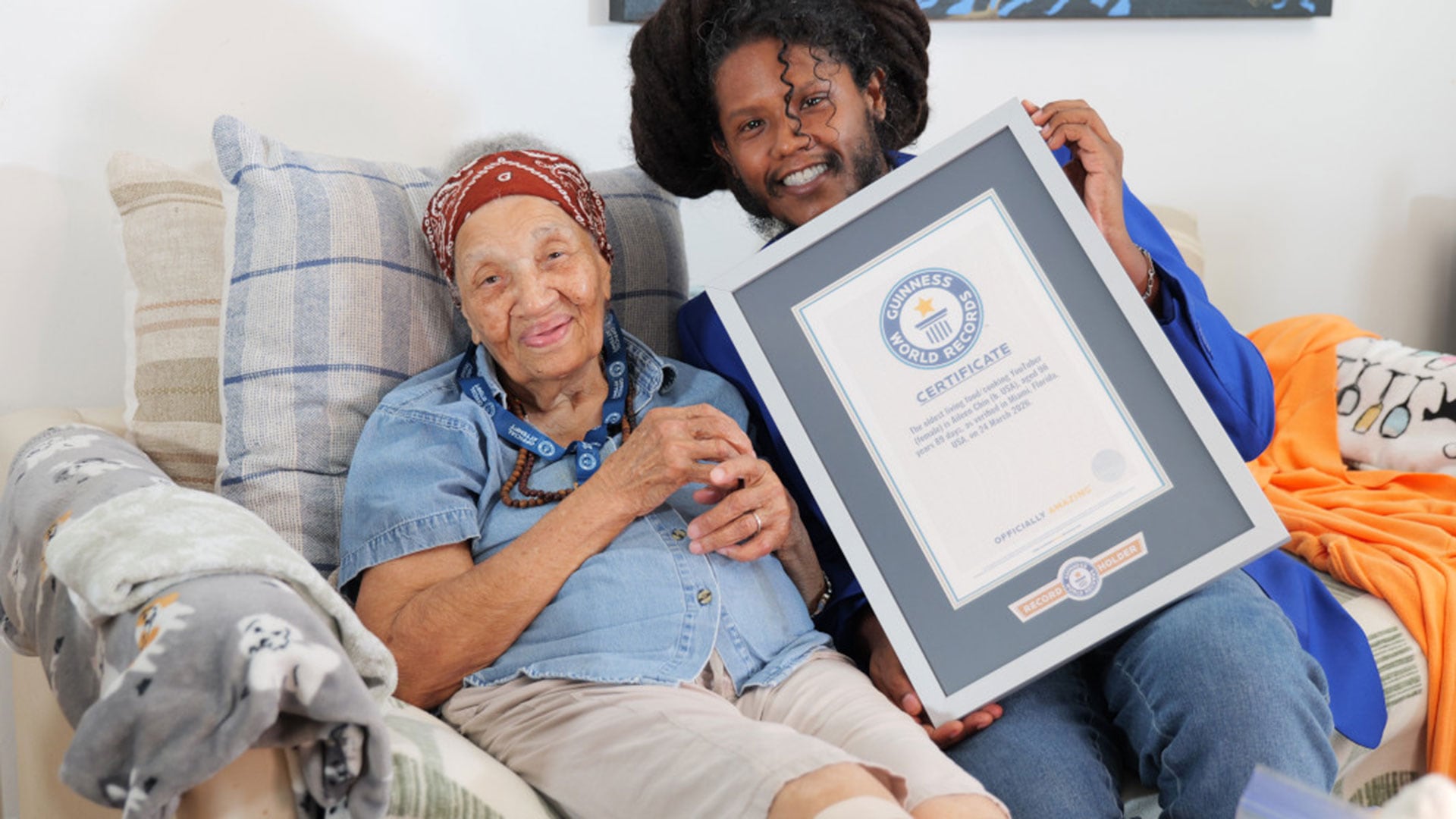 La chef jamaiquina de 96 años que se volvió influencer y logró un récord Guinness