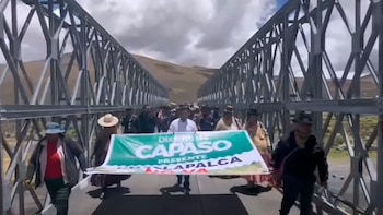 Paro en Tacna: manifestantes llegan