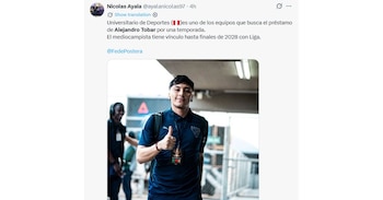 Universitario quiere el préstamo de Alejandro Tobar de LDU de Quito, de acuerdo a periodista ecuatoriano.