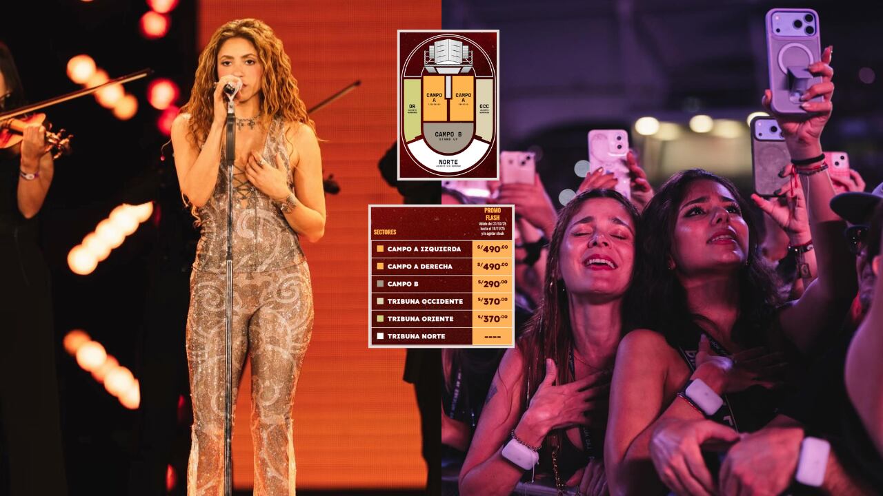 Concierto de Shakira: Aún quedan entradas para dos de sus conciertos en Lima, conoce las zonas, precios y nuevas promociones