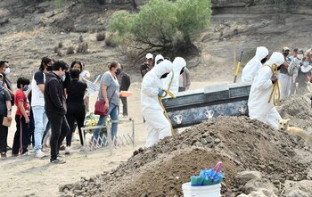 Entierro en México (EFE/archivo)