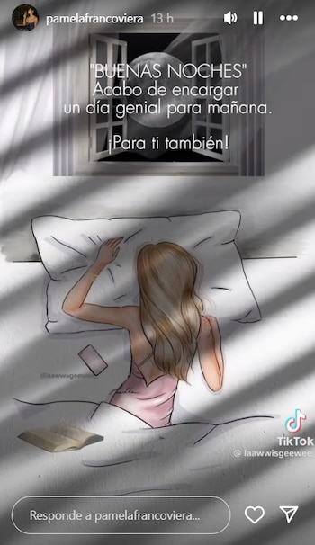 Publicaciones de Pamela Franco tras