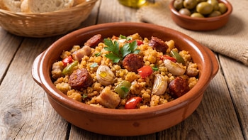 Receta de migas españolas clásicas, rápida y fácil