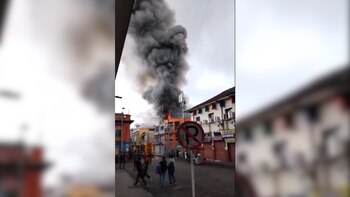 Se registra incendio en el