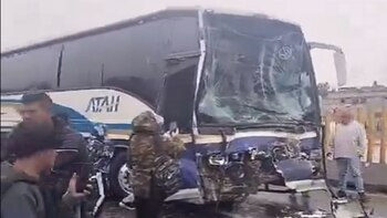 El choque fue atendido por