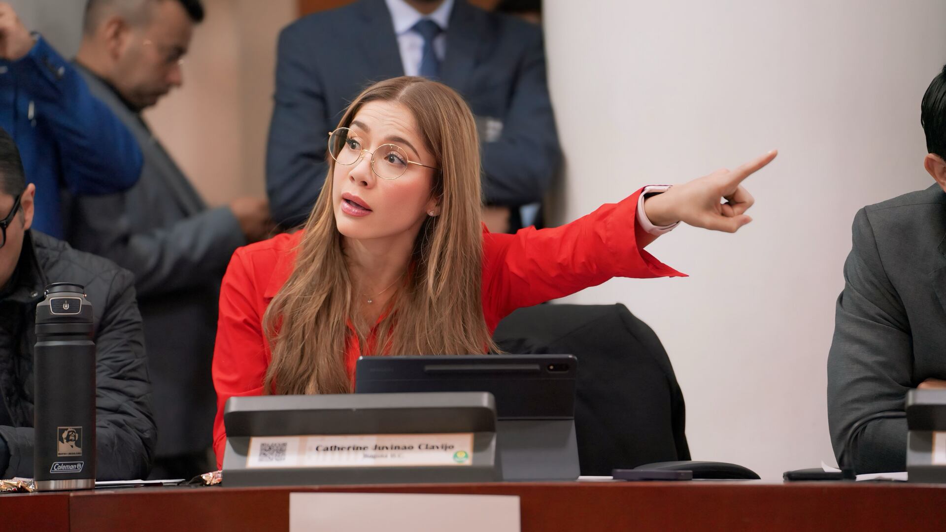 La representante Catherine Juvinao recordó que el Estado debe prevenir el reclutamiento de menores - crédito Germán Forero/Prensa Cathy Juvinao