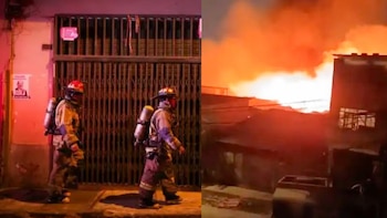 Incendio consume fábricas en la zona industrial de Villa El Salvador y deja familias afectadas