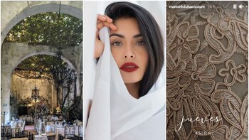 Maquillaje, vestido y los últimos