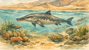 Descubren en Ica el fósil de una especie de delfín que vivió hace 14 millones de años y alcanzaba tres metros de largo
