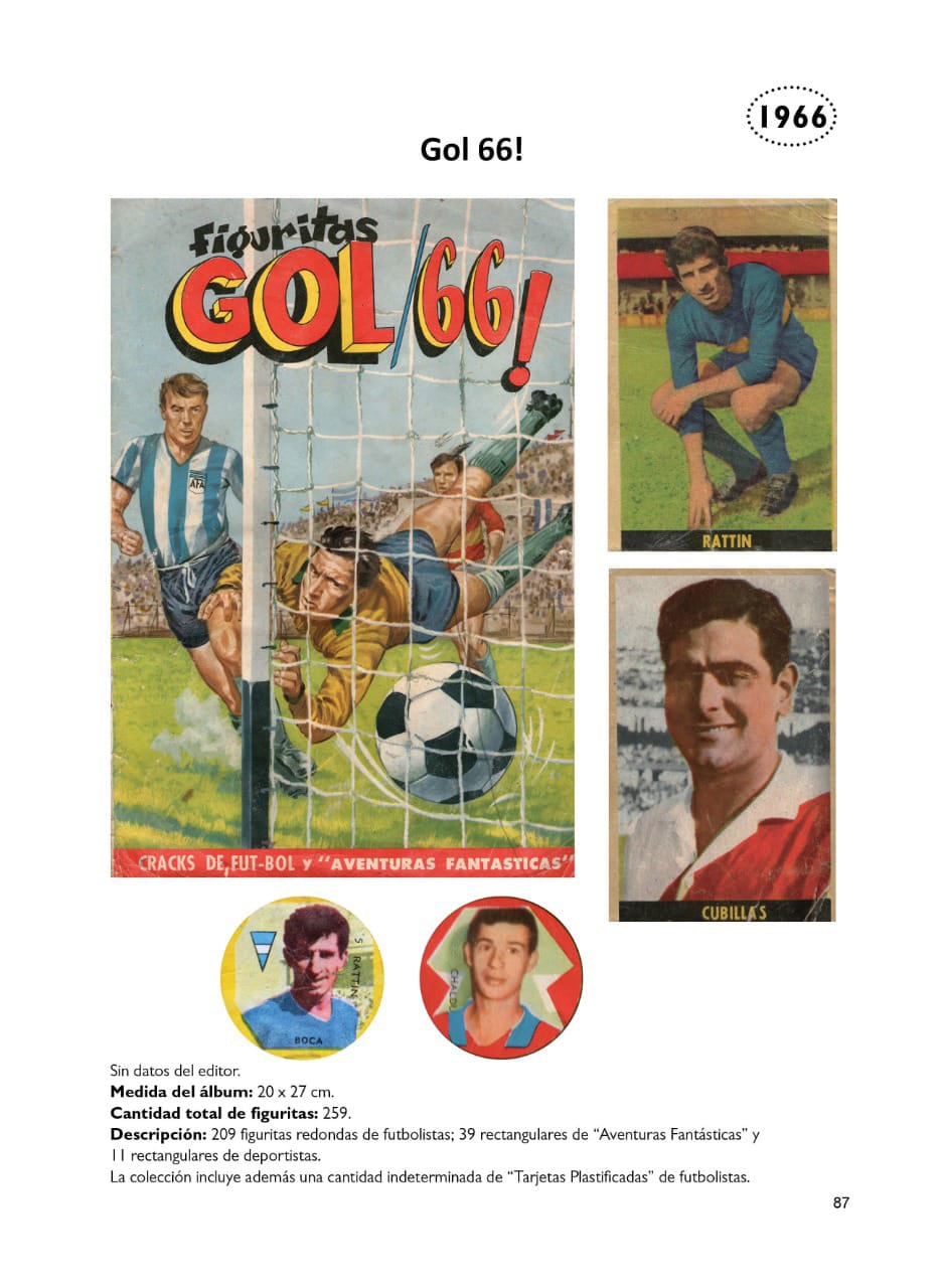 Lo que más disfruta coleccionar son figuritas de fútbol antiguas. No junta lo contemporáneo, su motivación está en la búsqueda de esas estampas que sobreviven al tiempo