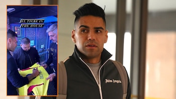 Radamel Falcao publicó, y borró,