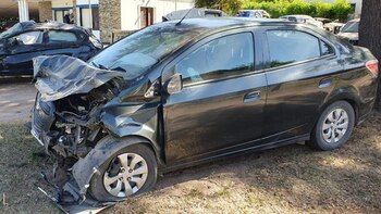 La mujer embarazada que viajaba