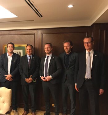 El ministro danés mantuvo un