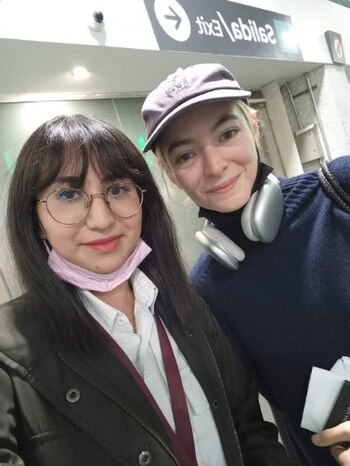 Una fan la captó en