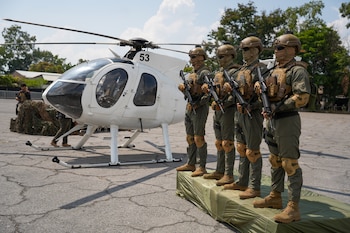 El ministro Merino Monroy anunció que El Salvador continuará promoviendo ejercicios multinacionales y fortaleciendo la integración y preparación regional. (Foto: Ministerio de Justicia y Seguridad)
