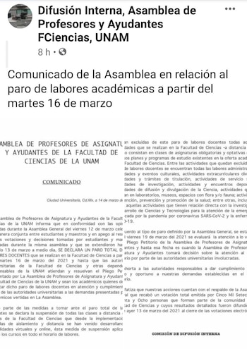 La Asamblea de Profesores de