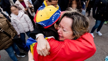 Venezolanos en Aragón reciben con