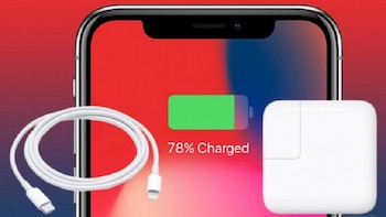 Carga rápida en un iPhone.