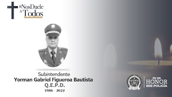 Murió el subitendente Yorman Gabriel